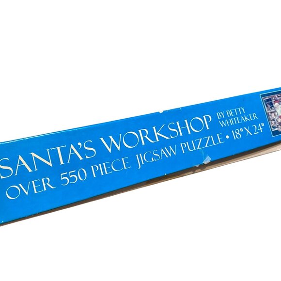 Vtg Santa's Workshop 550 Piece Jigsaw Puzzle Betty Whiteaker Christmas JC Penney - Picture 6 of 6